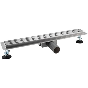 Линейный душевой трап GAPPO G 87007-1 INOX 70х700 мм, нержавеющая сталь, сухой и мокрый затвор