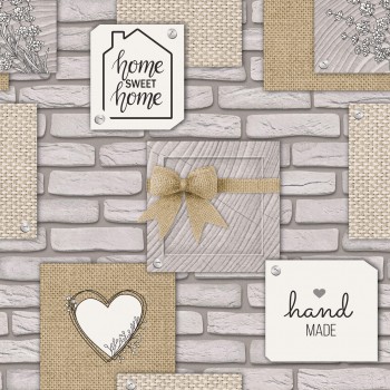 Tapet din hârtie rezistent la apă Bryanskie oboi Scandi 7 (0,53x10 m)