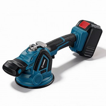 Ventuză vibratoare cu acumulator pentru gresie și faianță Hammer HMS-A130, 21 V, 2 Ah, 0-8000 vibrații/min, 130 mm, până la 50 kg