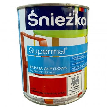 Эмаль Sniezka акриловая красный A415 глянцевая 0,8 л