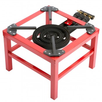 Газовая горелка Elefant R03, чугунная, 3 кольца, 12.2 кВт, 400x400 мм