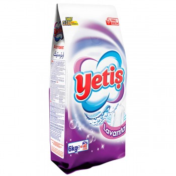 Стиральный порошок Yetis Лаванда, для цветного белья, 6 кг