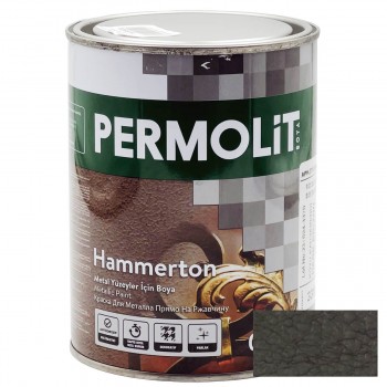 Vopsea pentru metal PERMOLIT Hammerton (direct pe rugină; 0.75 l; antracit) 1340