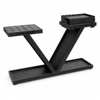 Grătar tip mangal V GRAV-METIT 1500 x 870 mm, cu masă 500 x 400 mm, jăratic 450 x 360 mm, din oțel