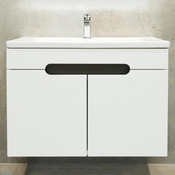 Dulap sub lavoar BAYRO Etna Duo 794x452x520 mm, suspendat, alb mat