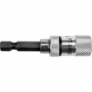 Держатель бит магнитный YATO HEX 1/4" х 60 мм, для шуруповерта YT-0466