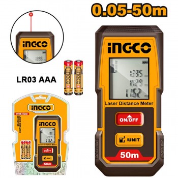 Telemetru cu laser INGCO HLDD0508 50 m, IP54