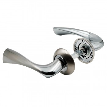 Ручка для межкомнатных дверей MPN SN/CP сатин/хром SKT-L022