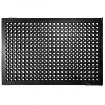 Covoraș de intrare din cauciuc Horeca mat-1, 60x99 cm, negru