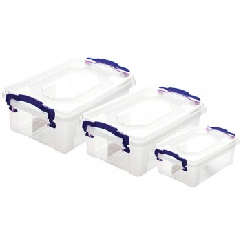 Set de containere din plastic Stars Plast 1.25, 2, 3.75 L (Art. 94186)