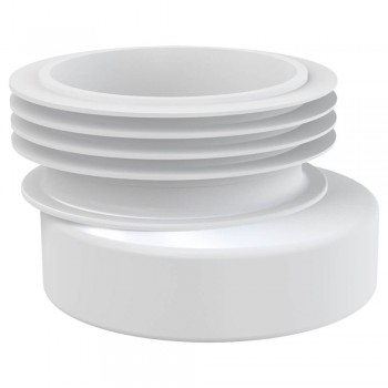 Манжета эксцентриковая для унитаза Alcaplast A990 d.110 мм, смещение 20 мм, PVC, белая