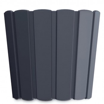Горшок для цветов Prosperplast Boardee Basic DDE150-S433 14,4х14,4х13 см, пластиковый, антрацит