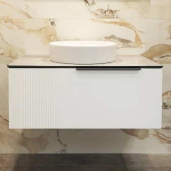 Тумба под столешницу подвесная BAYRO Torino 794х516х350 мм, белая матовая