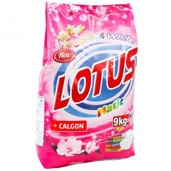 Praf de spălat rufe automat LOTUS Matik Сolor & White + calgon 9 kg, 90 spălări