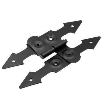 Balama decorativă pentru uși, dreapta, negru mat, 150 mm