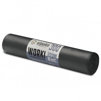 Мусорные пакеты Eco Strong 300 л, 10 шт, черные