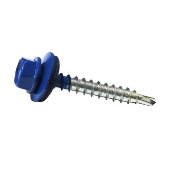 Șurub pentru acoperiș Wkret-met 4.8x55 mm pentru lemn, albastru (Art. 042160)