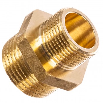 Niplu HYDRO-S 1 1/4 filet exterior x 1 filet exterior din alamă 0730403