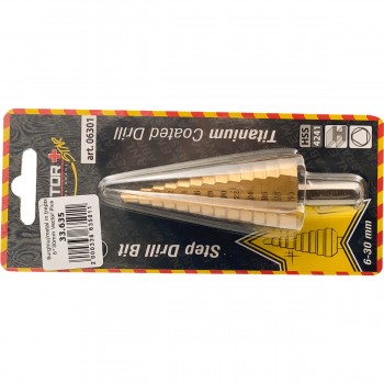 Burghiu în trepte pentru metal VECTOR+ 6-30 mm, HSS 4241 (Art. 06301)