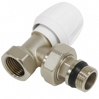 Robinet tur pentru radiator unghiular Rubano 1/2 filet extern x 1/2 filet intern, întărit