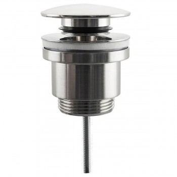 Ventil de scurgere pentru lavoar FRAP F62-5, click-clack, 1 1/4", finisaj satinat