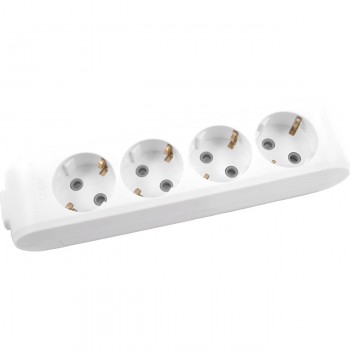 Bloc electric VIKO cu împământare 4 prize 16A 230 V IP20