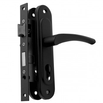 Broască îngropată cu mâner "Bravo", negru, 55x45 mm APIKO ZV-4-U