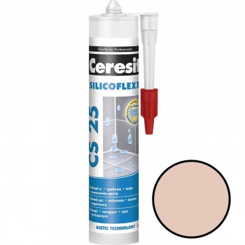 Герметик силиконовый Ceresit CS 25 SILICOFLEXX Багама 280 мл