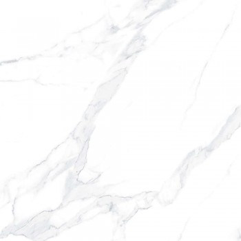 Gresie porțelanată pentru podea QSEC Imperial Grey Polished albă 600x600 mm PEI 4