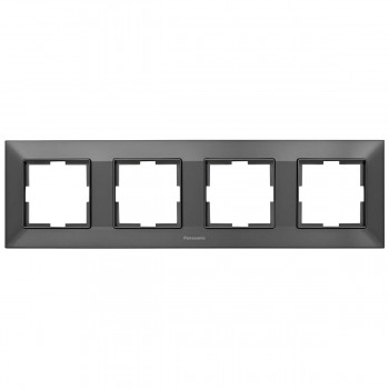 Ramă pentru priză Panasonic Arkedia Slim WNTF0804-2DG 4 locuri, antracit