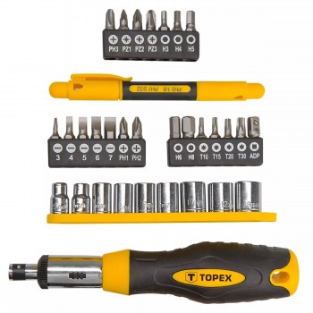 nabor-bit-i-torcevykh-golovok-topex-34-sht-cr-v-5-13-mm-39d522