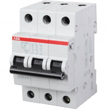 Автоматический выключатель ABB C SH203L (3P; 4.5 кА; 16А) 2CDS243001R0164