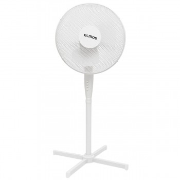 Ventilator de podea Elmos W-FS16305F 40 W, d.40 cm, 3 viteze, înălțime 125 cm, alb