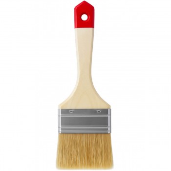 Pensulă plată HARDY seria 40, 3", 75 mm, peri naturali, cu mâner din lemn 0202-400030