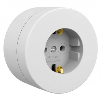 Priză aplicată cu împământare OVIVO Xone 406-010000-217