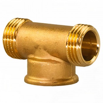 Тройник HYDRO-S 1/2 НР х 1/2 ВР х 1/2 НР латунный 0730727