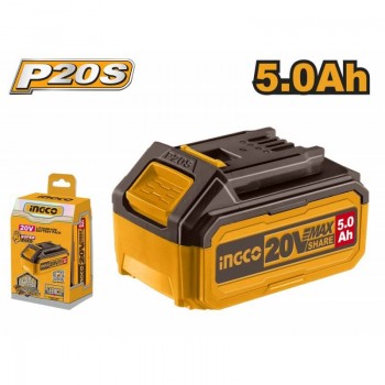 Аккумулятор INGCO FBLI20031 20 В 5 Ач Li-Ion для инструментов P20S, индикатор заряда