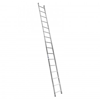 Scară de sprijin cu o secțiune BAU WELT 5 m, 16 trepte, din aluminiu (Art. 44967)