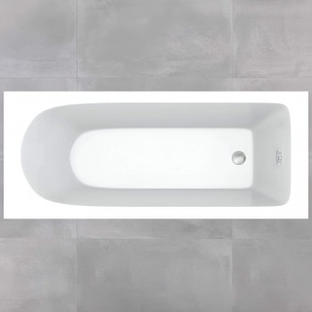 Cadă acril Bonito Home Bahha Elara 170x75x41 cm dreptunghiulară fără piciorușe