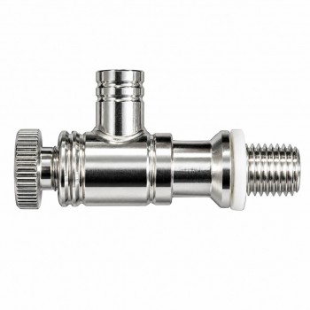 Кран для бочки 1/4 НР из нержавеющей стали