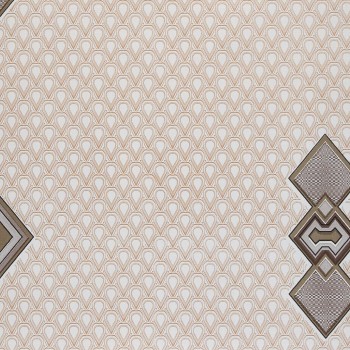 Tapete pe bază de hârtie Bryanskie Oboi Uiut C6BP bej maro 0,53x10,05 m