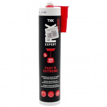 Жидкие гвозди TKK FIX Expert Fast&Extreme белый 290 мл, начальная адгезия 320 кг/м2