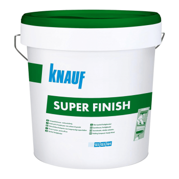 Glet de finisaj gata preparat Knauf Super Finish Sheetrock, 20 kg, pentru interior