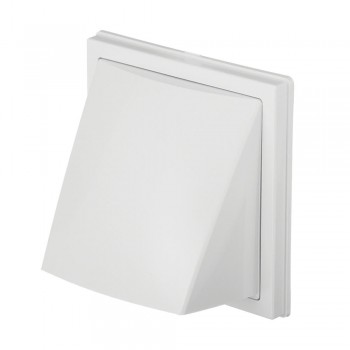 Ieșire de ventilație ERA pe perete cu flanșă și supapă de reținere 150x150 mm d125 mm