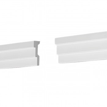 Plintă pentru tavan De-Baghet P 03, 20x60x2000 mm, polistiren XPS