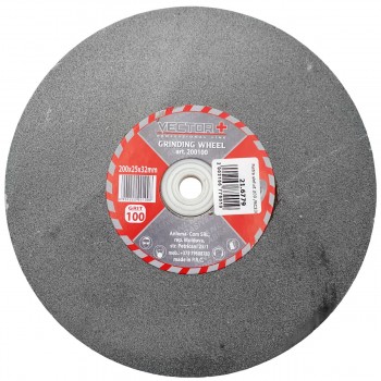 Disc de ascuțit VECTOR+ 200 x 25 x 32 mm, granulație 100 (Art. 200100)