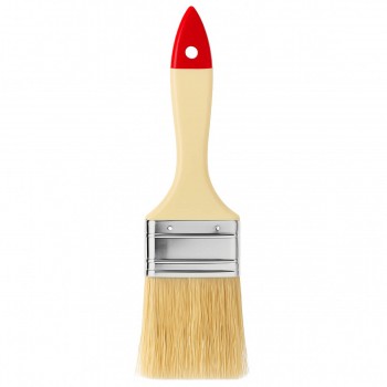 Perie plată Bau Welt 1.5", 40 mm, fibre naturale, cu mâner din plastic (Art. 00300-214415)