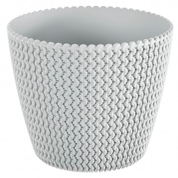 Горшок для цветов Prosperplast Splofy DSP220-S449, 21,8x18,4 см, 5 л, белый