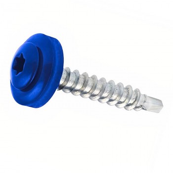 Șurub pentru acoperiș TX20 Wkret-met 4.8x35 mm pentru metal, albastru aprins (Art. 042715)