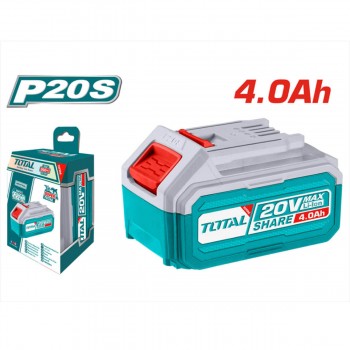 Acumulator TOTAL TOOLS TFBLI20021 20 V, 4.0 Ah, Li-Ion, pentru scule electrice P20S